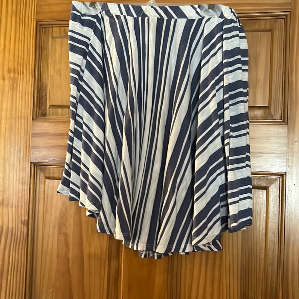 Cute blue and white mini skirt
